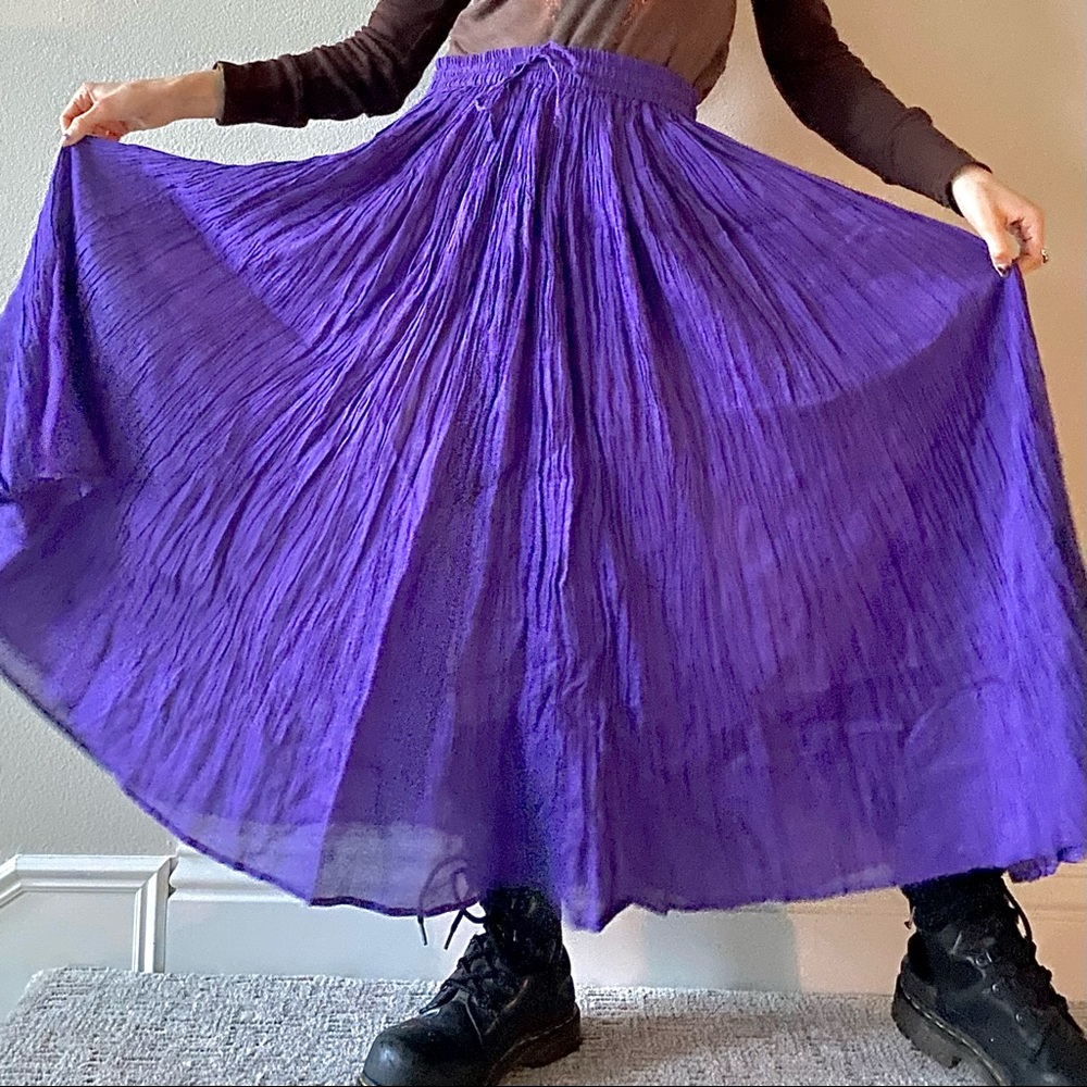 Purple fairy maxi skirt 💜